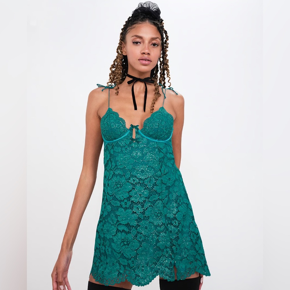 For Love & Lemons Lace Slip Dress